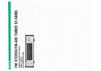 Sony ST-5600L - Owners Manual 